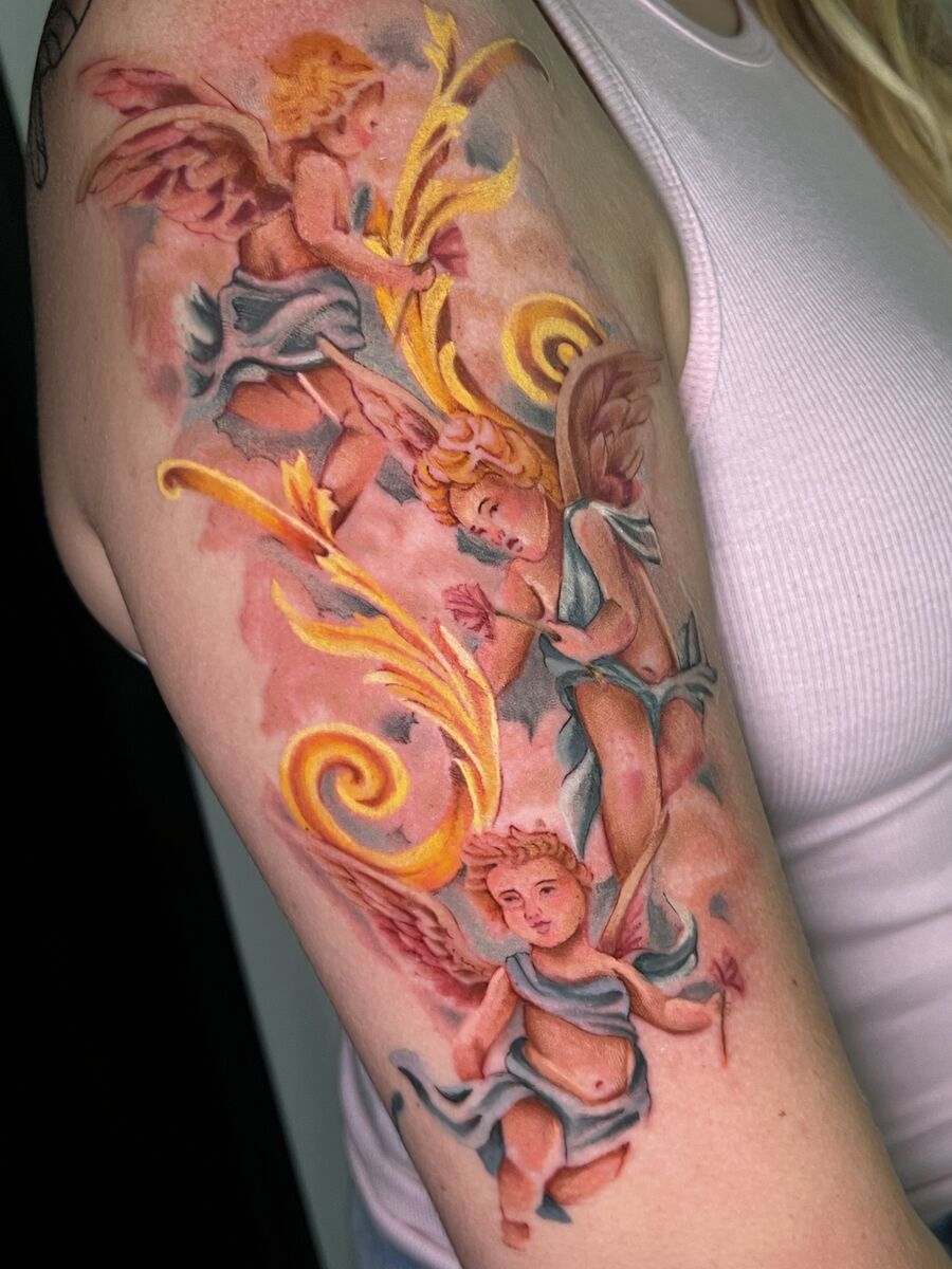 Cherub tattoo
