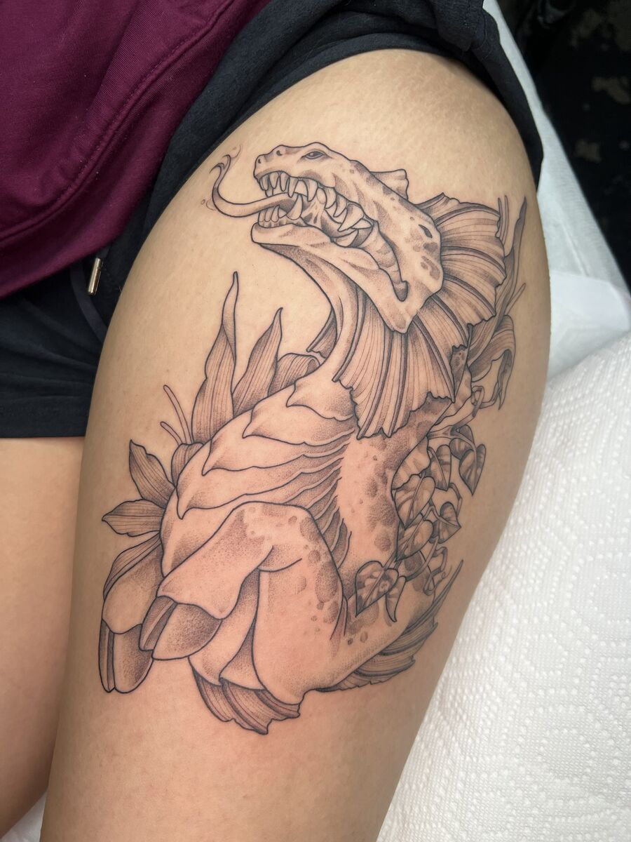 Dinosaur tattoo