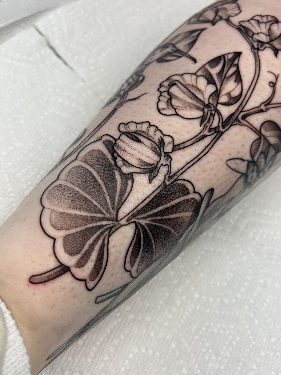 Floral tattoo