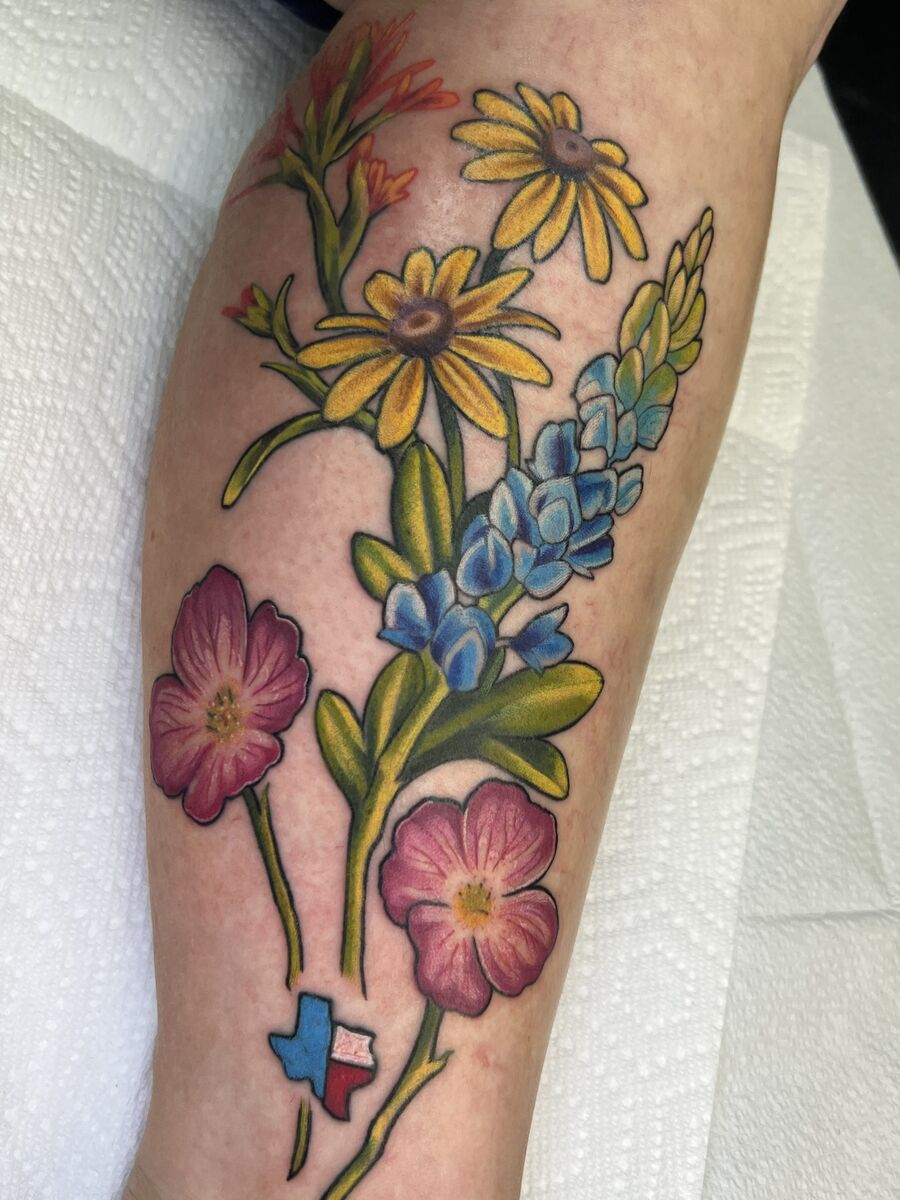 Floral tattoo