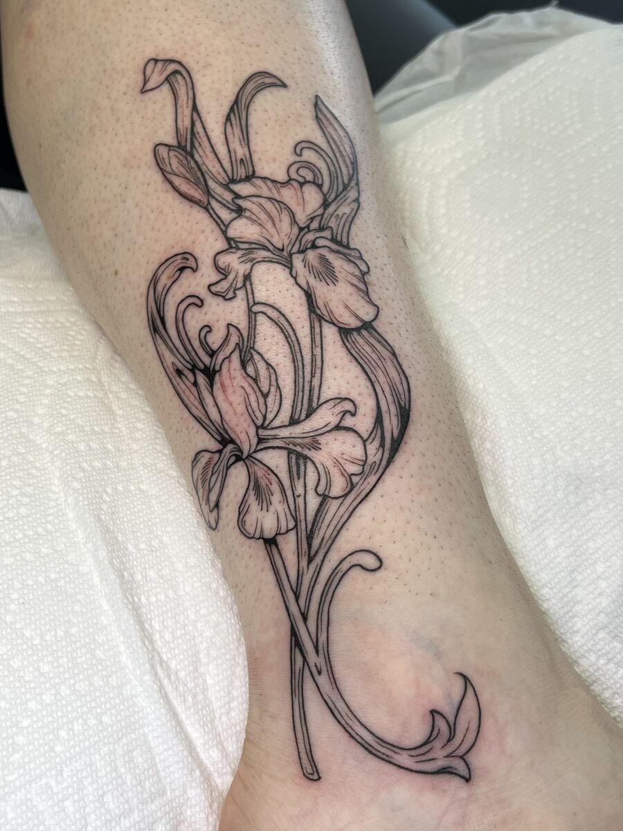 Floral tattoo
