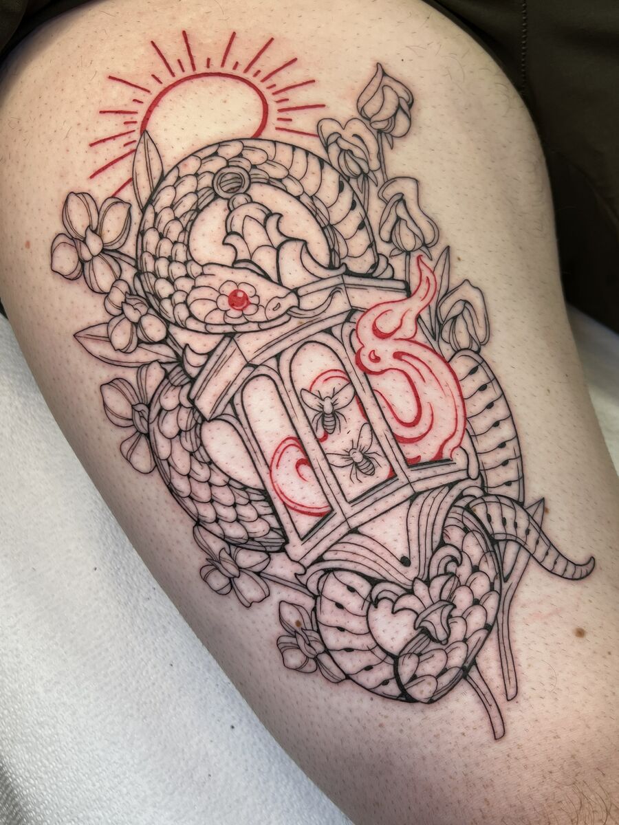 Snake tattoo